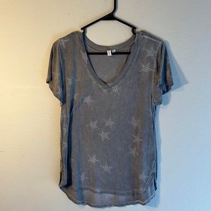 Cable & Gauge Short Sleeve Gray Tshirt